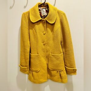 Tulle Pea coat Anthropologie